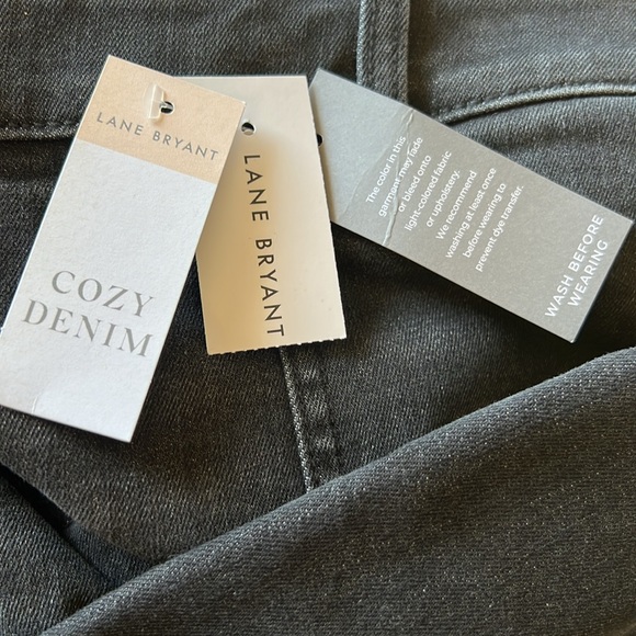 NWT Signature Fit Boyfriend Cozy Jogger Jean - Black Wash Size 20 short - Picture 10 of 16